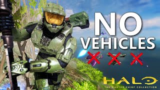 Beating Halo 3 The Covenant NO VEHICLES Solo - Halo MCC