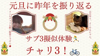 昨年を振り返る　元旦🎍🚲🎍サブスリーランナーを心から尊敬できるようになった　元旦🏃‍♀️🏃‍♂️本年もどうぞよろしくお願いします🍎