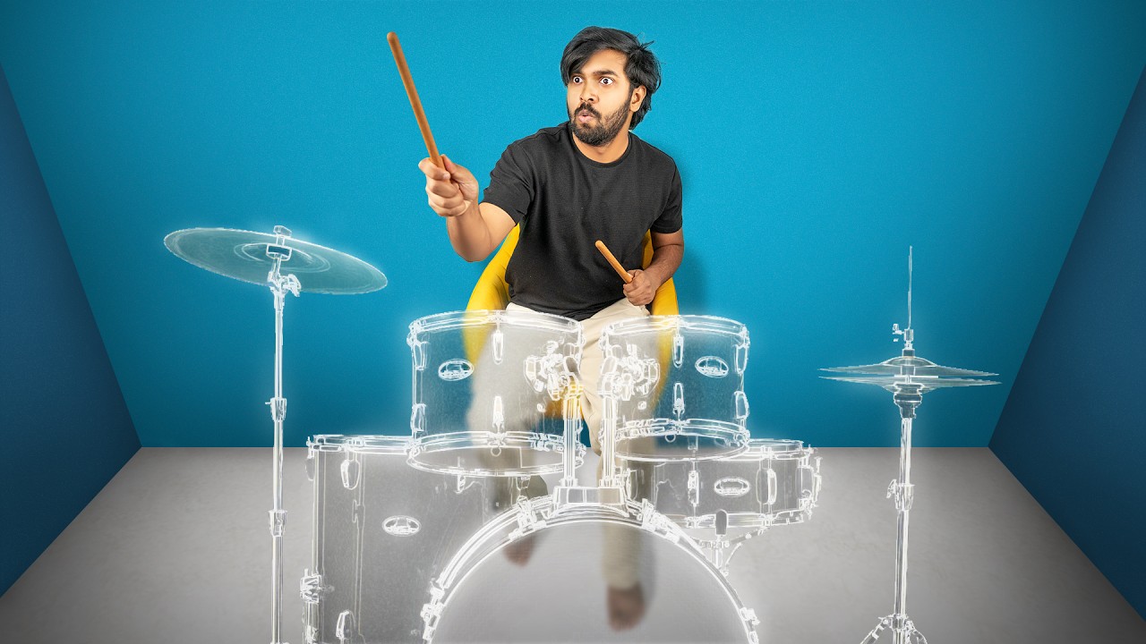 I Bought Invisible Drum Youtube