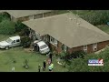 Police chase ends with crash into front porch of home