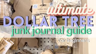 "The Ultimate Dollar Tree Shopping Guide for Junk Journal Enthusiasts"