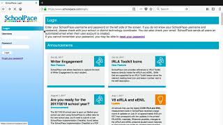 Schoolpace Logging In Forgotten Password Reset Your Password