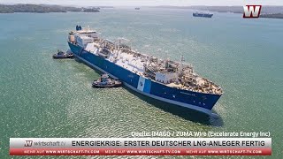 Energiekrise: Erster deutscher Anleger für LNG-Flüssigerdgas fertig