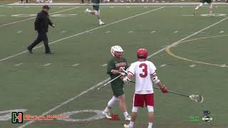 Hiller Varsity Boys Lacrosse vs. Holliston