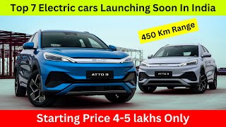 Top 7 Upcoming Electric Cars In India