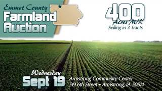 400 ACRE M/L FARMLAND AUCTION - EMMET CO., IOWA!