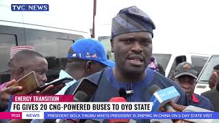 #JH: Federal Government Gives 20 CHG-Powered Buses To Oyo State