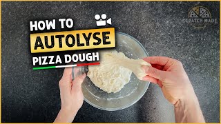 Autolyse Pizza Dough Recipe 24h (70% hydration)