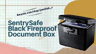 Secure Your Valuables: SentrySafe Fireproof Document Box Review
