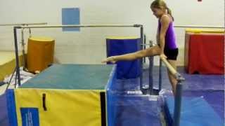 Gymnastics: Introductory Uneven Bar Drills- Preteam, Level 2, Level 3, Level 4