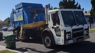 MCSD - 2 Rapid rail ASL doing organics and garbage!! - Wednesday Route