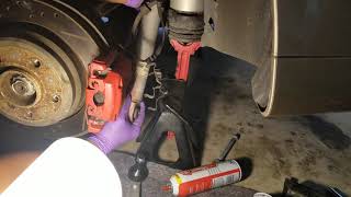 BMW e39 528i Wagon  Rear Suspension Project Rear Shocks , Control Arms Removal (Part 1 of 4)