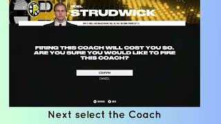 NHL 25 How to Hire Head Coach in Franchise Mode