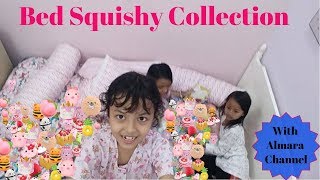 Waaahhh... Tidur Di Kasur Penuh Squishy???!! ♥ Bedtime Squishy Collection Bersama Almara Channel