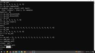 13. Python Sets With Examples | Data Structures