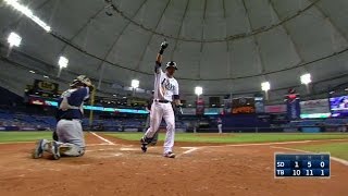 SD@TB: Franklin lines a two-run home run to right