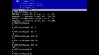 Writing a random number program