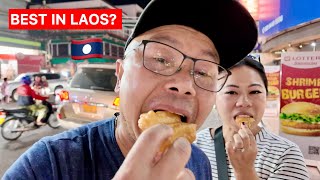 Best Crispy Noodle With Pork + Patanko (Chinese Doughnuts) In Laos?! (Centerpoint Ban Sihom) 🇱🇦