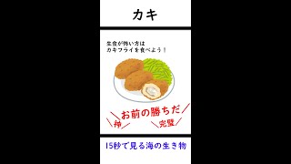 【カキフライ美味しい】15秒でわかるカキ【ゆっくり解説】　#Shorts