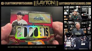 2024 Topps Triple Threads Baseball Hobby 10 Box Case Break #17