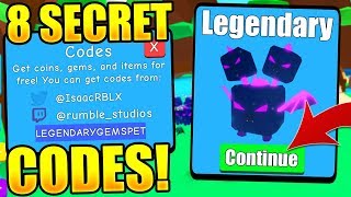 Codes For Bubble Gum Simulator Roblox Videos 9tube Tv - 8 secret pet codes in bubble gum simulator roblox