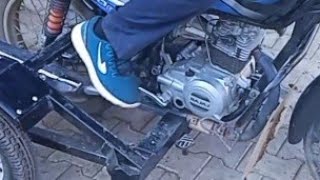 BAJAJ CT100 handicapped side balance