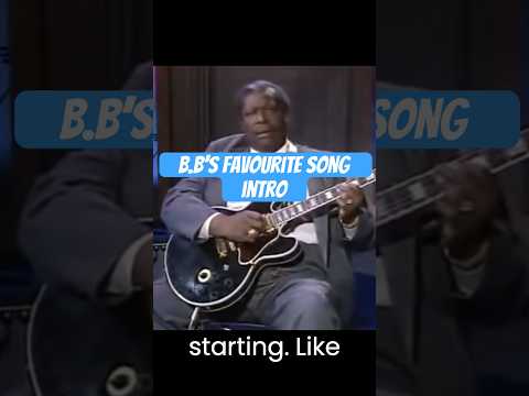 B.B King’s Favourite Song Intro 🎸 #guitar #bbking #blues #guitarlesson ...