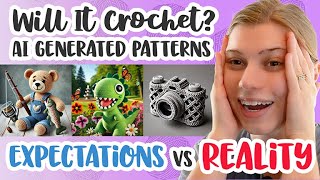 Will It Crochet? ✧ My Husband AI Generated 3 Amigurumi Patterns For Me To Make ✧