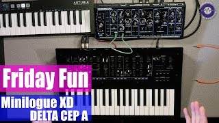 Friday Fun: Minilogue XD and Delta CEP A Synth Jam