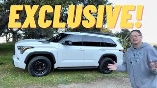 EXCLUSIVE 1st Look - 2023 Toyota Sequoia TRD Pro! AMAZING!