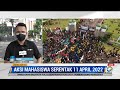 Aksi Mahasiswa di Depan Gedung DPR Dibubarkan Polisi