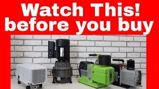 WATCH THIS Before Buying a Freeze Dryer Vacuum Pump -- Comparing 4 Freeze Dryer Pumps #harvestright