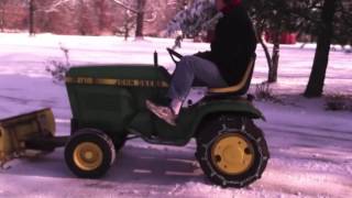 John Deere 216 Snow Removal