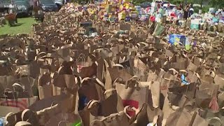 Minneapolis community gathers huge amount of donated food