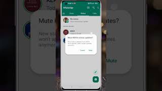 How to Mute / Unmute Anyone's Status Updates on WhatsApp #shorts