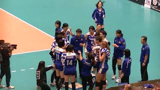 Ｖプレミアリーグ女子【2017/11/04】　東レアローズvs久光製薬スプリングス（第２セット）