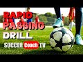 SoccerCoachTV - Try this Rapid Passing Drill right after your warm up.