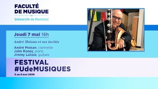 Festival #UdeMusiques - André Moisan et ses invités