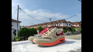 我的第一支影片！AirMax1 x CLOT “死亡之吻”球鞋开箱-- My First Video! AirMax1 xCLOT “K.O.D” Sneaker Unboxing