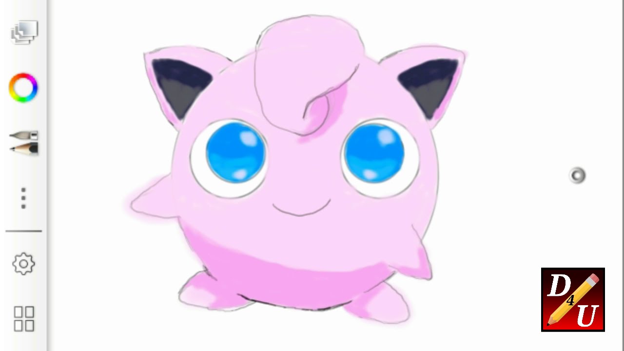 How To Draw Jigglypuff POKEMON / Cara Menggambar Jigglypuff From ...