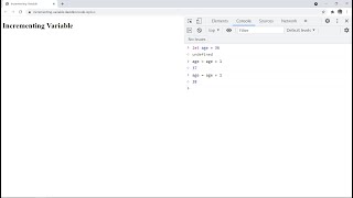 Incrementing variable