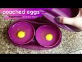 how to make poached eggs with tupperware s breakfast maker