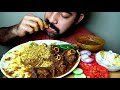 spicy mutton curry rice with chilli raita and mountain dew eating video hungrypiran