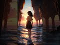 「夕暮れの少女と海：LoftMusic」 #loftmusic #studybeats #chillbeats #lofi