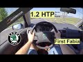 Skoda Fabia 1.2 HTP POV Test Drive + Acceleration 0 - 160 km/h