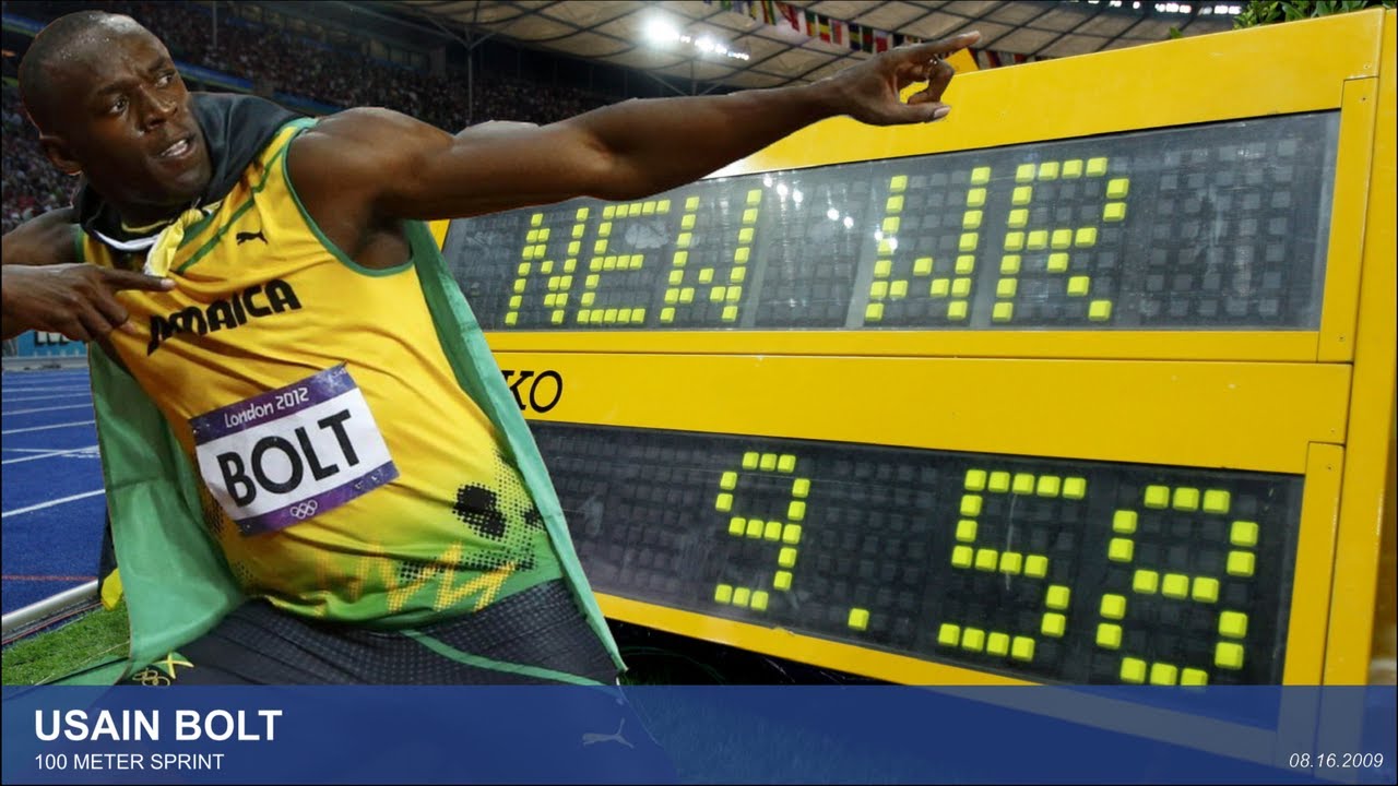 Usain Bolt's 9.58 World Record 100m + Interview | Berlin 16 August 2009 ...