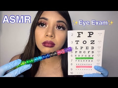 Asmr Relaxing Eye Exam Roleplay Youtube