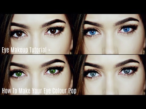 How To Make Your Eye Colour Pop | Makeup For Your Eyes How To Make Your Eye Colour Pop | Makeup For Your Eyes