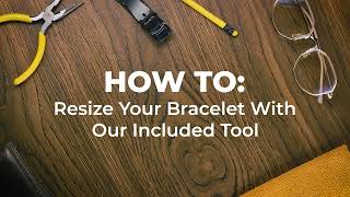 How to Resize MagnetRX 3x Strength Magnetic Bracelet with Sizing Tool - Bracelet Sizing Instructions