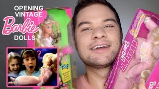 Opening Vintage Barbie Dolls! (ft. Barbie!)